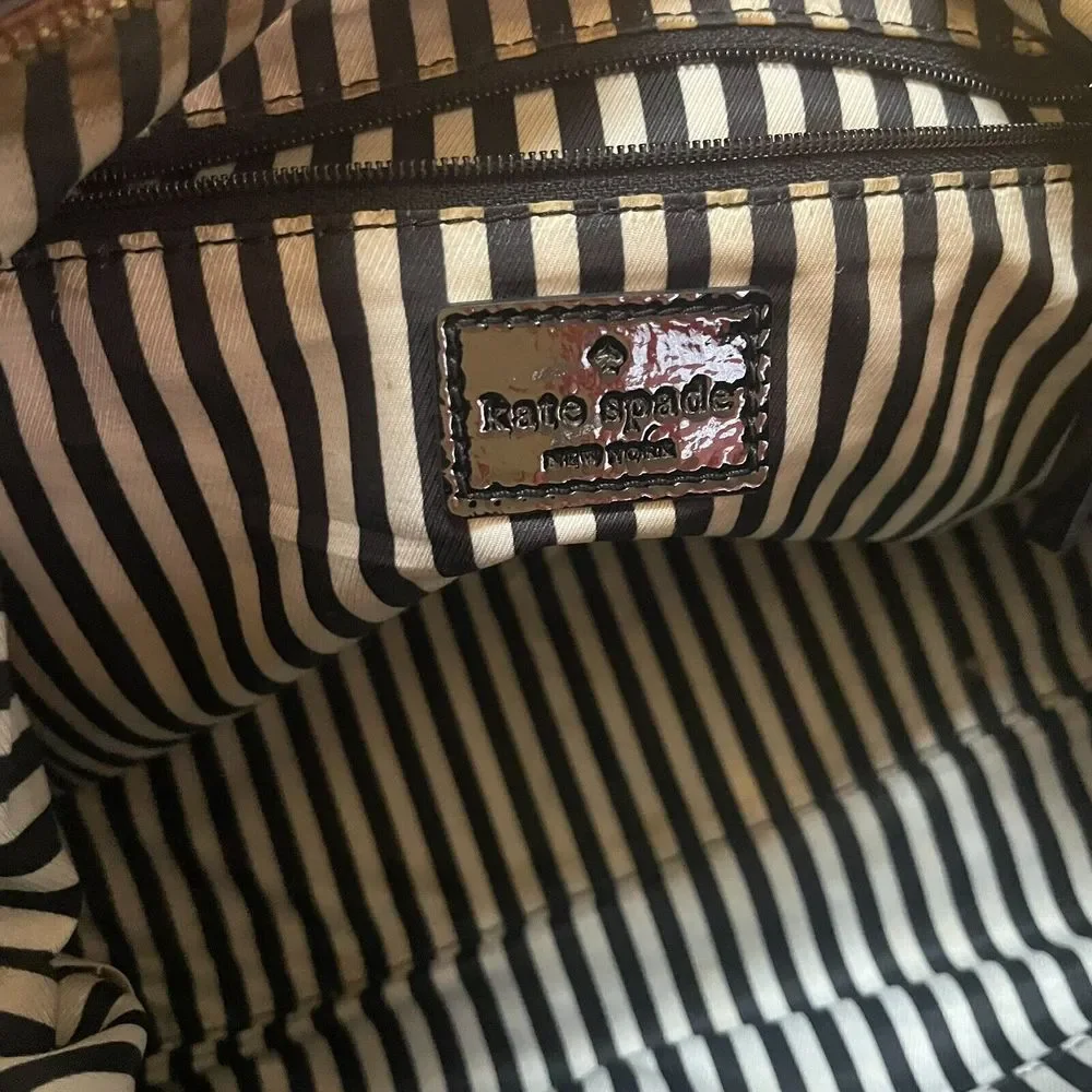 Kate Spade Hampton Road Janie Brown Leather Crossbody Shoulder Bag - Picture 11 of 12